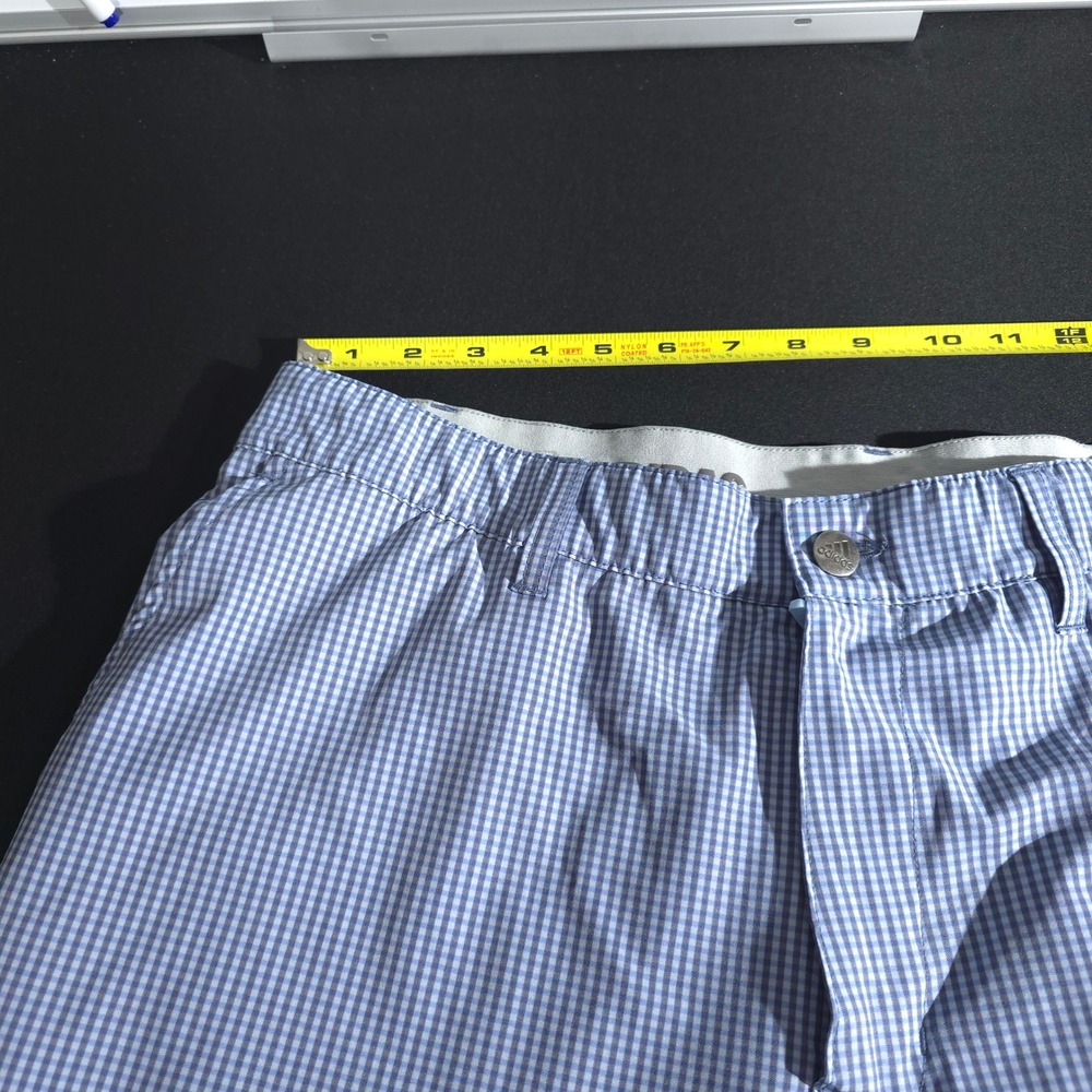 Adidas Golf Shorts Mens Size 36 Gingham Athletic Casual Lightweight Waistband‎ - Picture 7 of 15